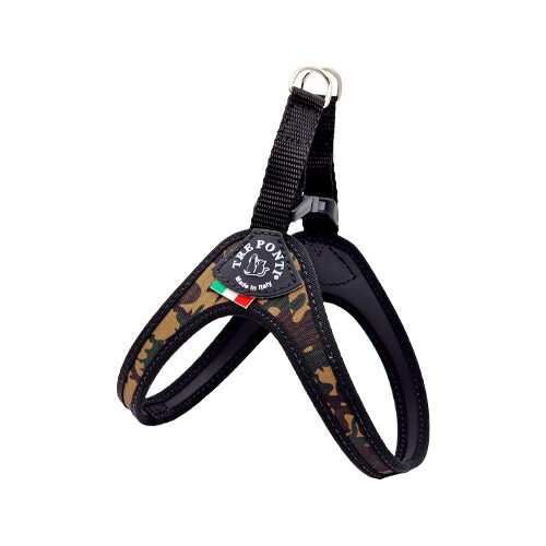 Tre Ponti Fibbia Harnais Réglable pour Chien