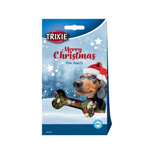 Trixie Christmas Mini Hearts - Hundeleckerlis - 140 g