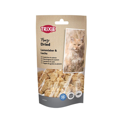 Trixie Friandise Lyophilisée - Foie d'agneau & saumon - 25 g