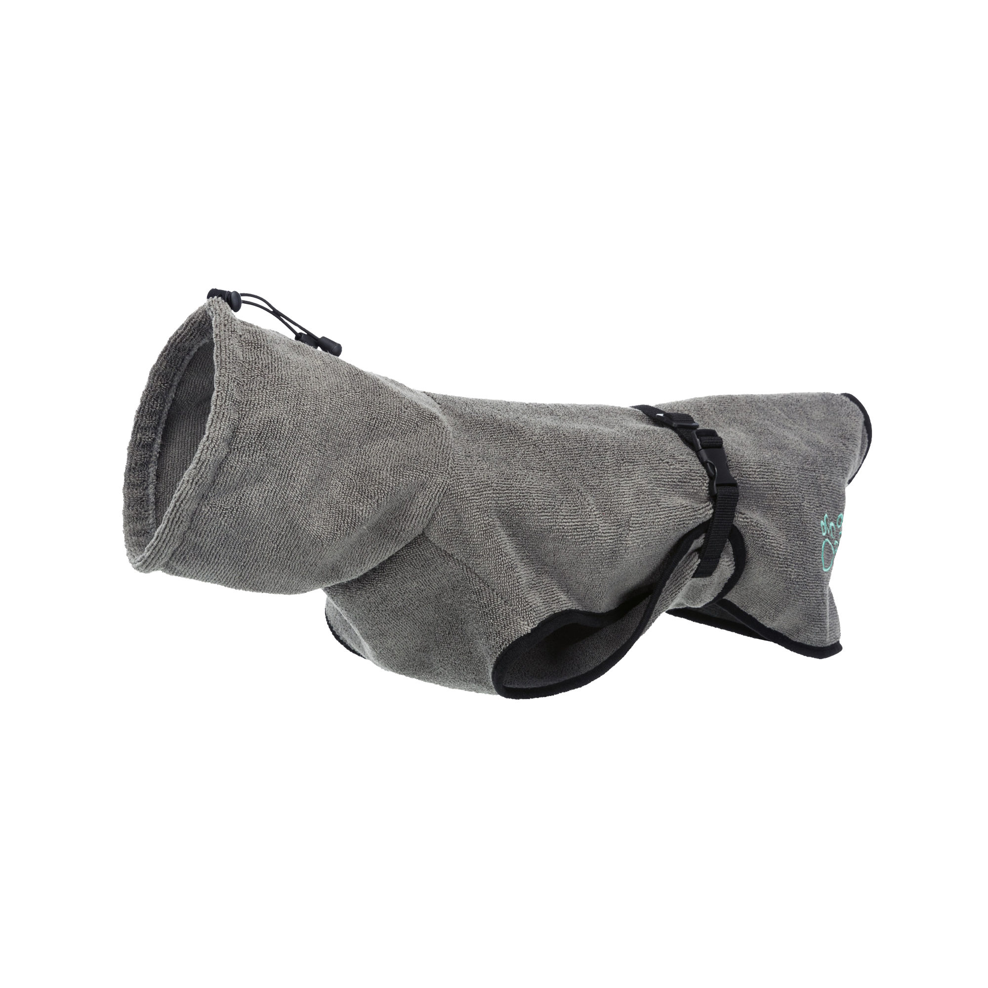 Trixie Badjas Hond Badstof Grijs Hondenkleding 50 cm