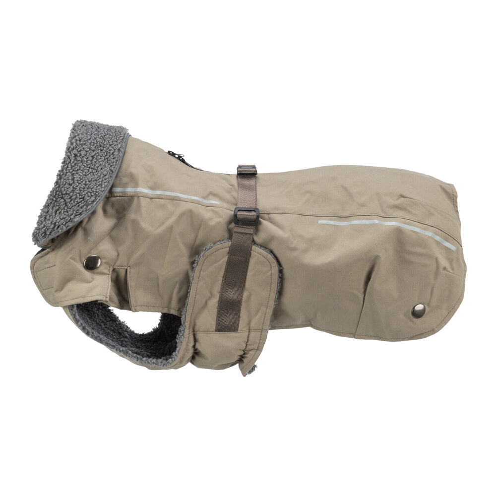 hundemantel fr geschirrtrger Wasserdichter Hundemantel Winter Khaki
