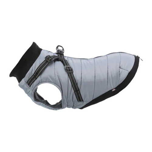 Trixie Pontis Hundejakke med Sele - Grå - 27 cm