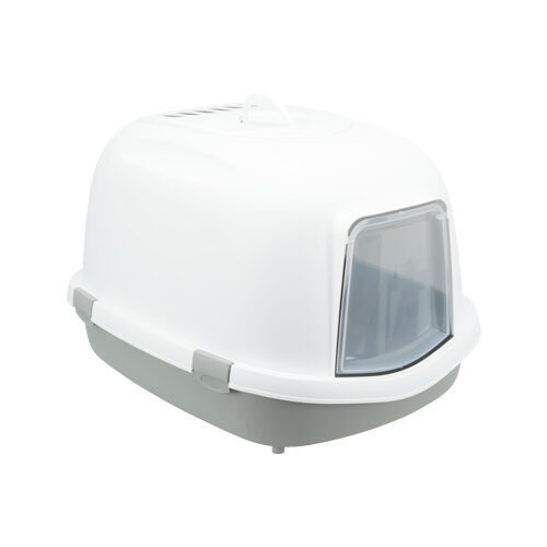 Trixie Keramische Voerbak Voor Katten – 0,3 Liter, ø 11 Cm – Zilver/wit, Alleen Voor Droogvoer 6 miniatura
