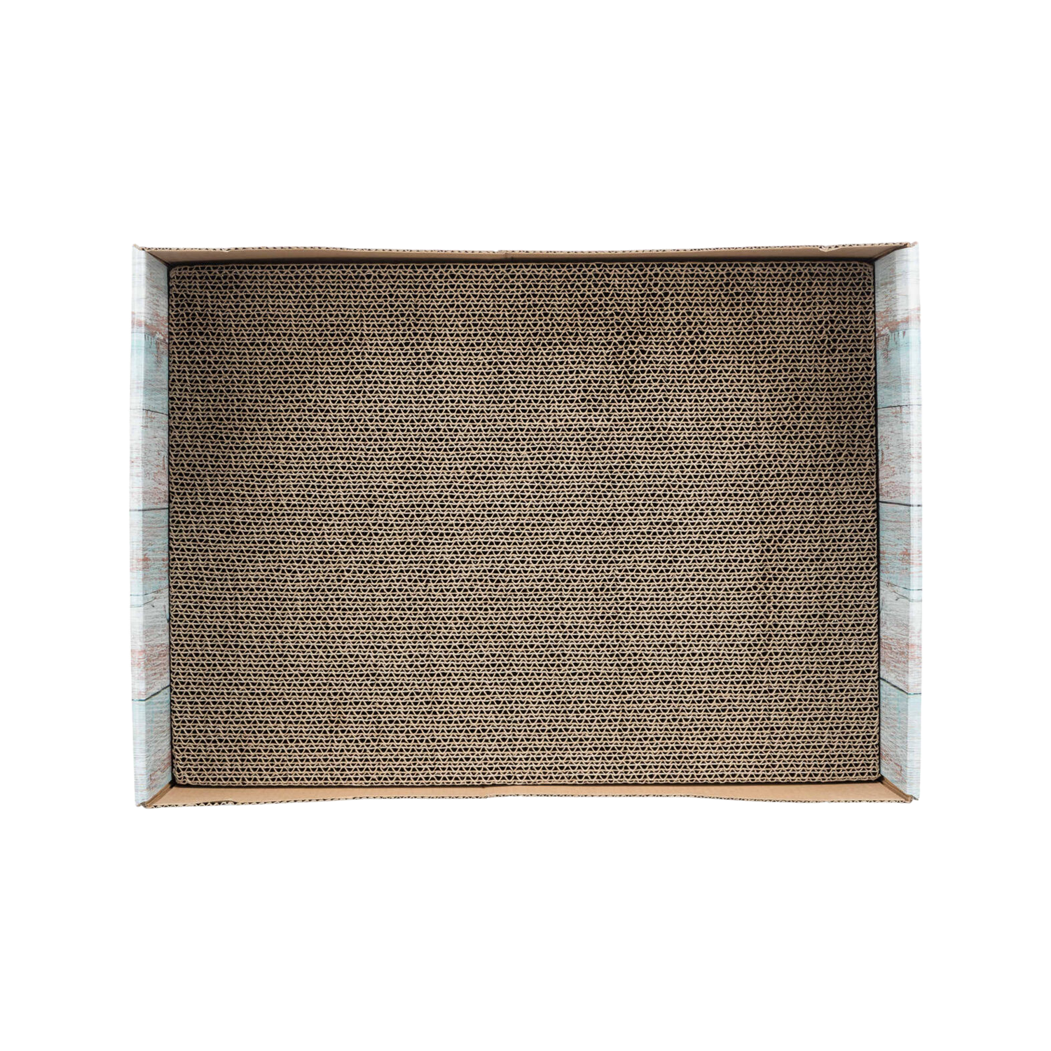 Trixie Kratzbett aus Wellpappe – 45 x 12 x 33 cm – Türkis Trixie Kratzbett aus Wellpappe – 45 x 12 x 33 cm – Türkis