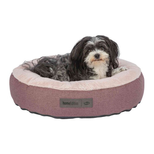 XiinxiGo Hundebett Rund, Durchmesser 60 Cm – Aus PP-Faser & Korallenvlies, Waschbar, Für Kleine Hunde & Katzen
