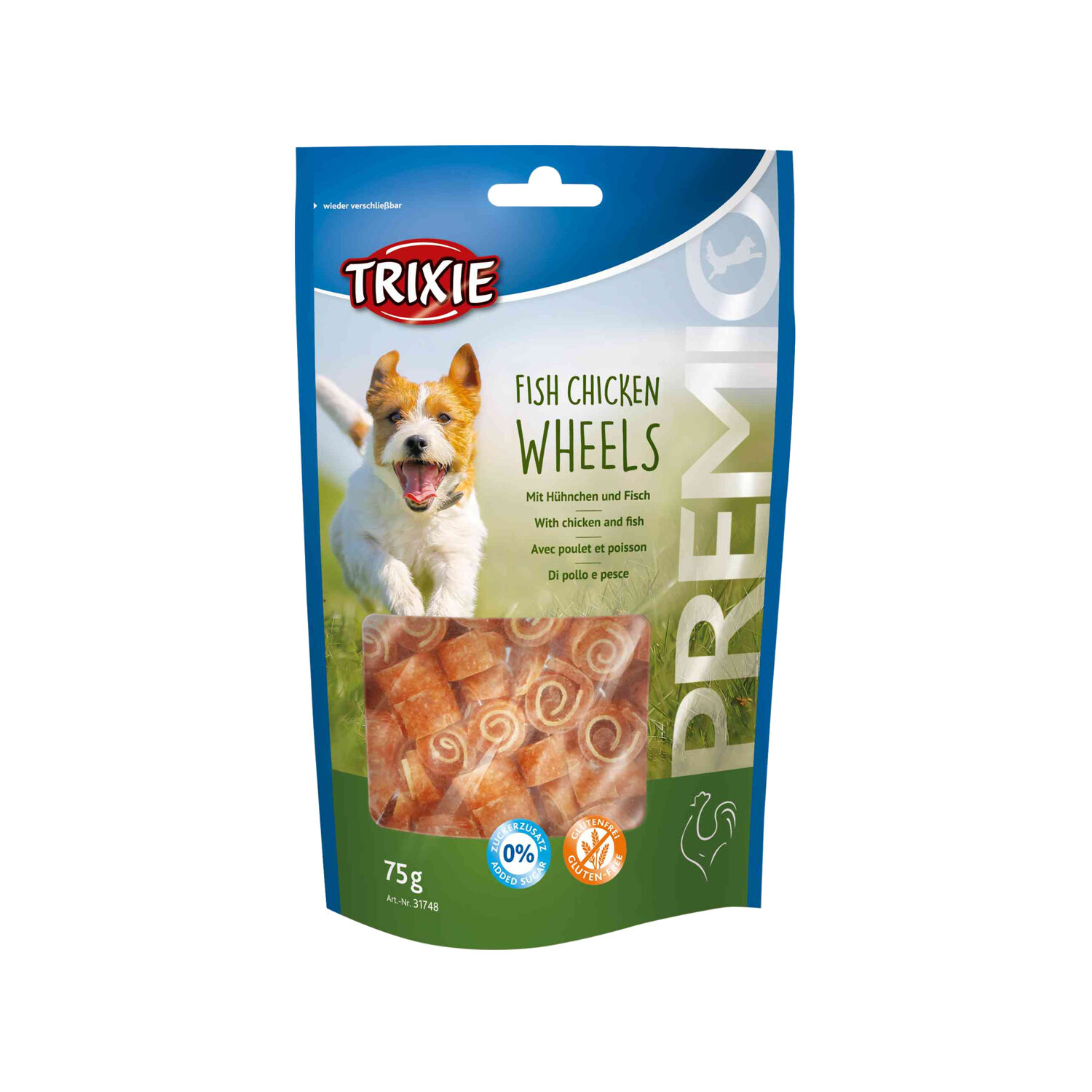 Trixie Premio Fish Chicken Wheels - 75 g