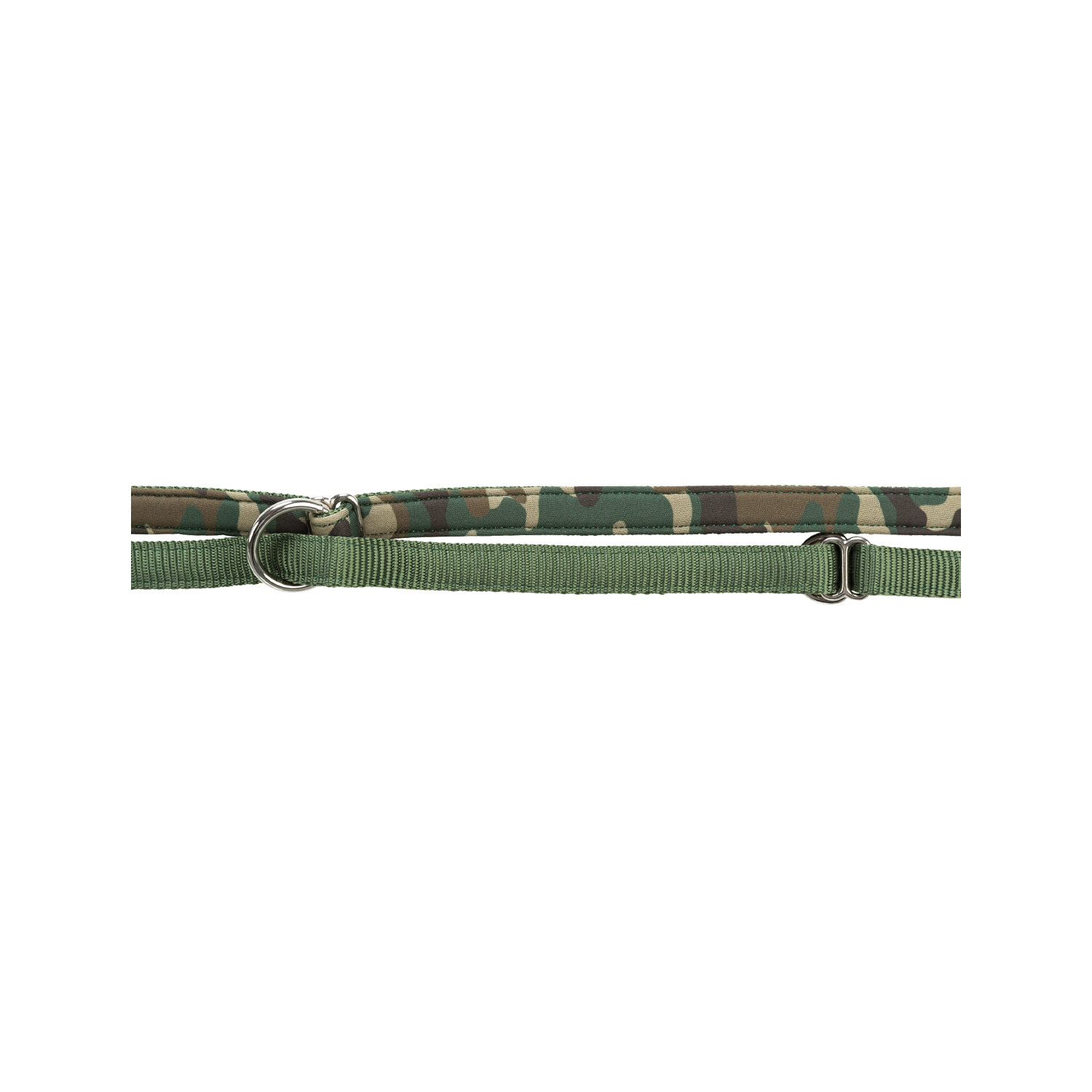 Trixie soft rope hondenriem verstelbaar zwart / grijs (200X1 CM