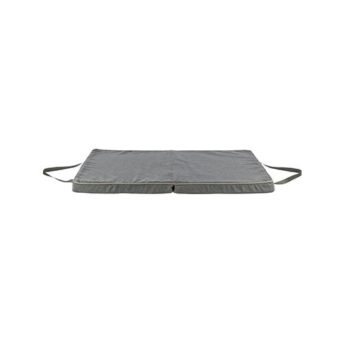 Trixie Hondenkussen Matras Samoa Vital Waterafstotend Opvouwbaar Donkergrijs Hondenmand outdoor 140x90 cm