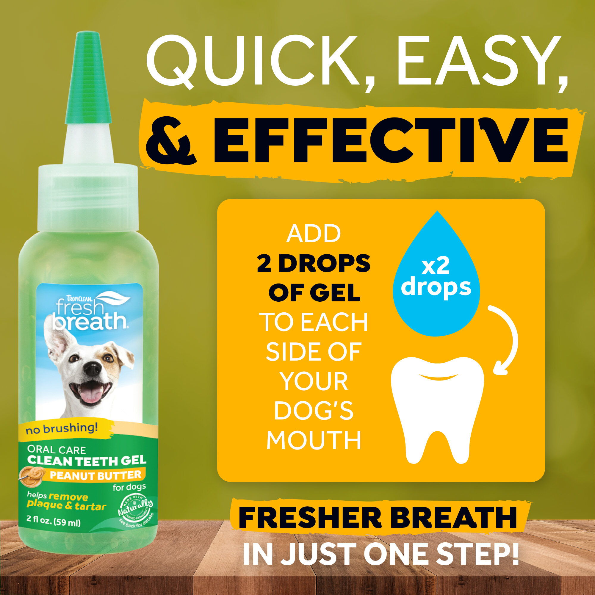 TropiClean Fresh Breath Peanut Butter Order