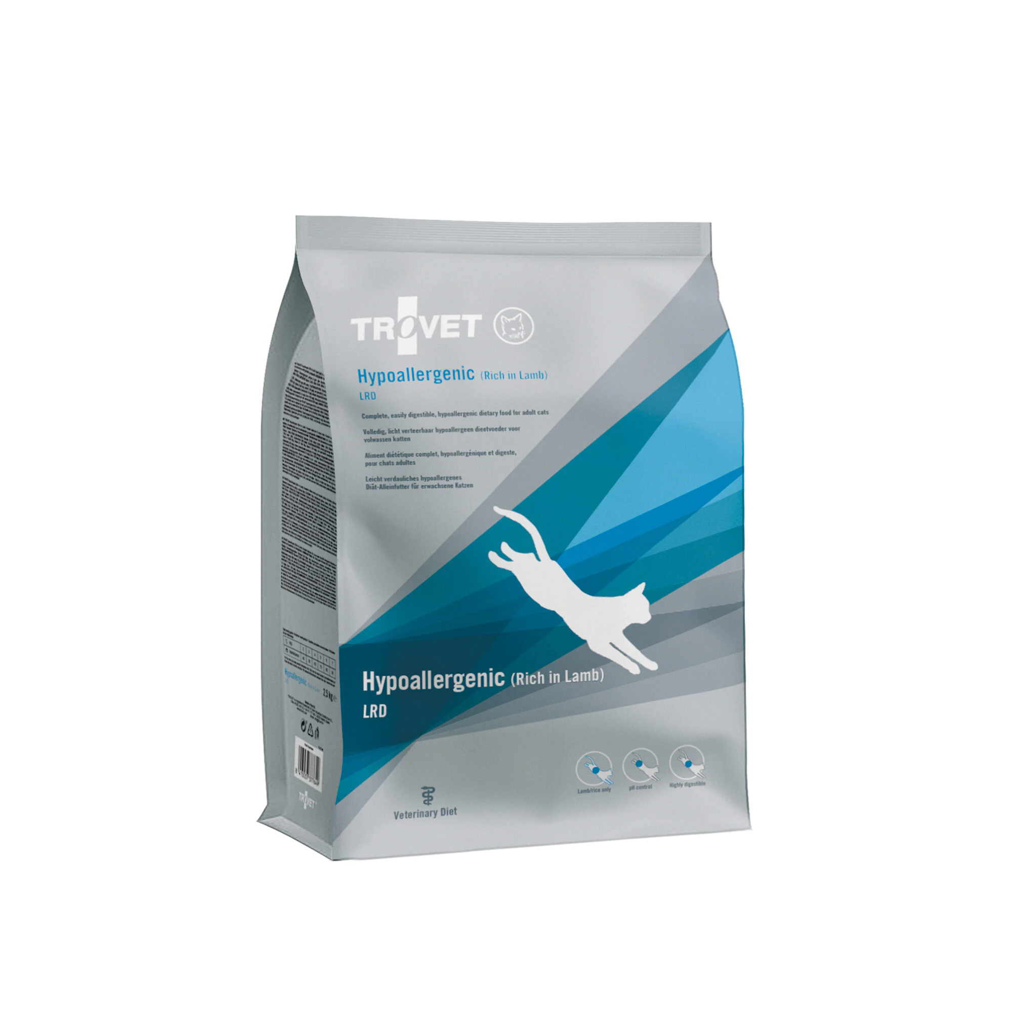 TROVET Hypoallergenic LRD (Lamb) Kat - 2,5 kg