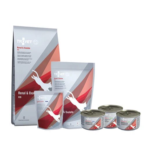 TROVET Renal & Oxalate RID Kat - 2,5 kg + 12 x 200 blikken (Lamb)