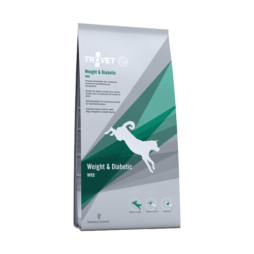 TROVET Weight & Diabetic WRD Hundefutter - 3 kg