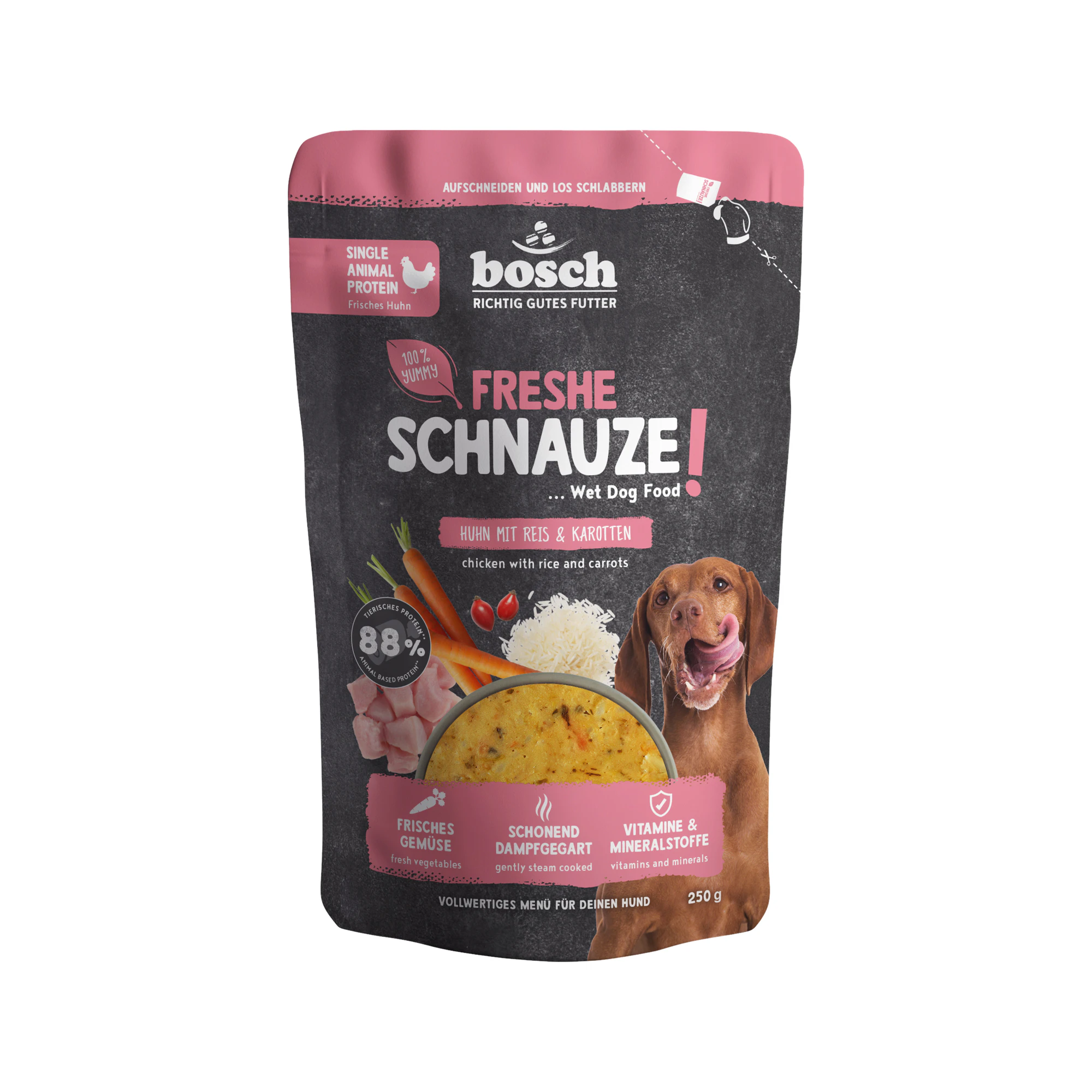 Bosch Freshe Schnauze - Kurczak, Ryż & Marchew - 8 x 250 g