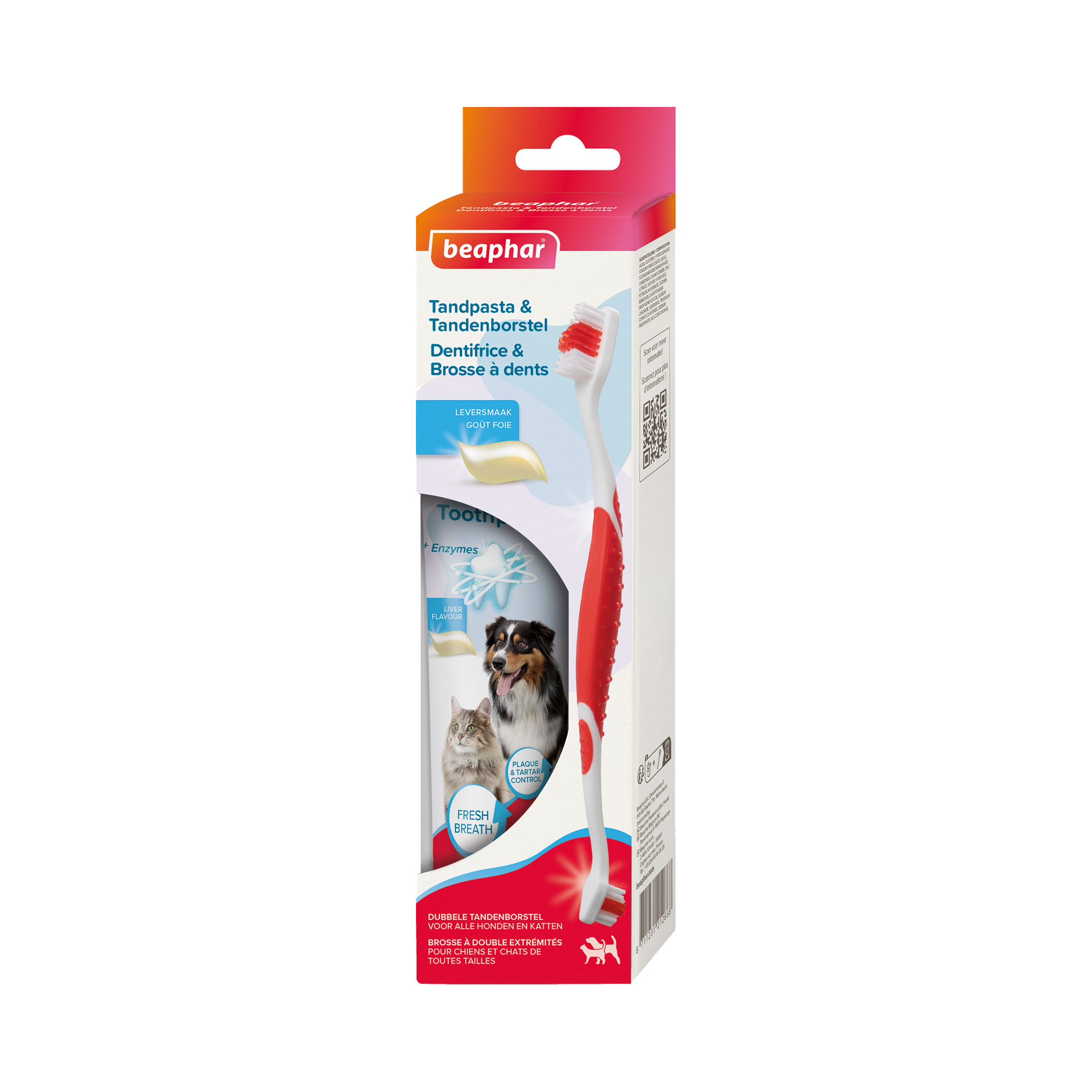 Beaphar Combi-Pack Zahnpasta + Zahnbürste