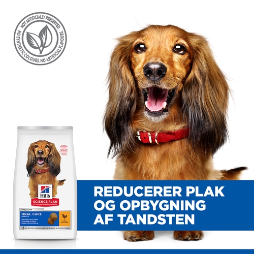 Hill's Science Plan Adult Oral Care Medium Hundefoder - Kylling