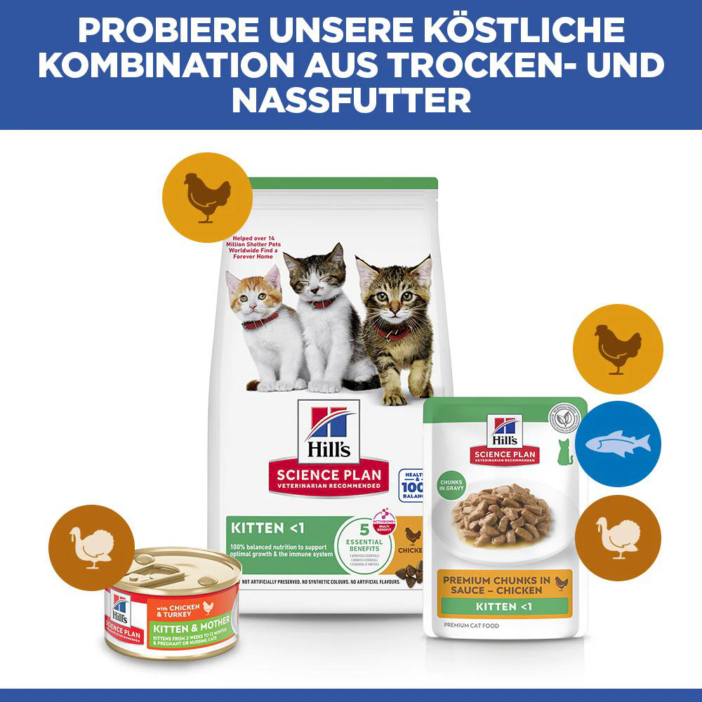 Hill's Science Plan - Kätzchen - Mahlzeit Beutel
