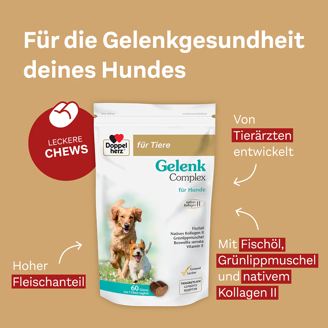 Doppelherz Gelenk Complex für Hunde
