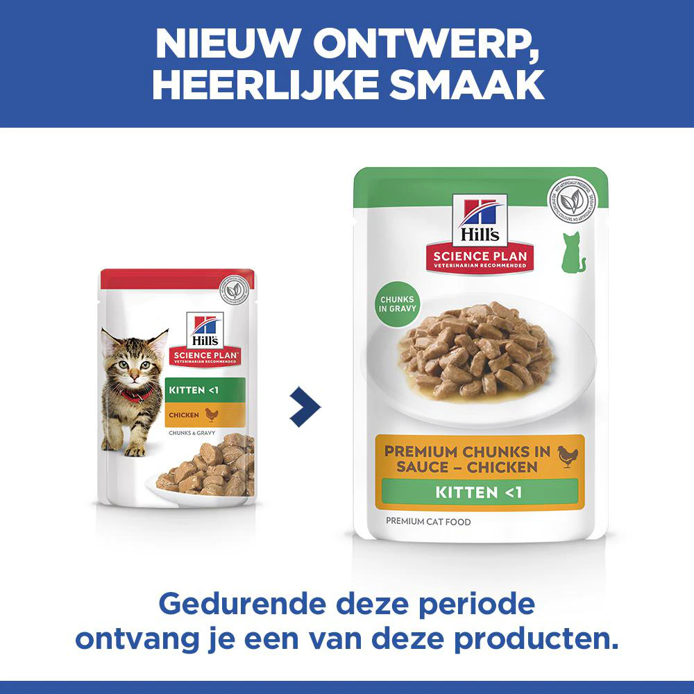Hill's Science Plan - Kitten - Maaltijdzakje
