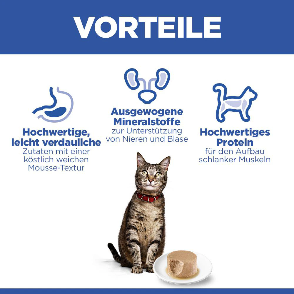 Hill's Science Plan Feline Adult Premium Mousse - Lachs