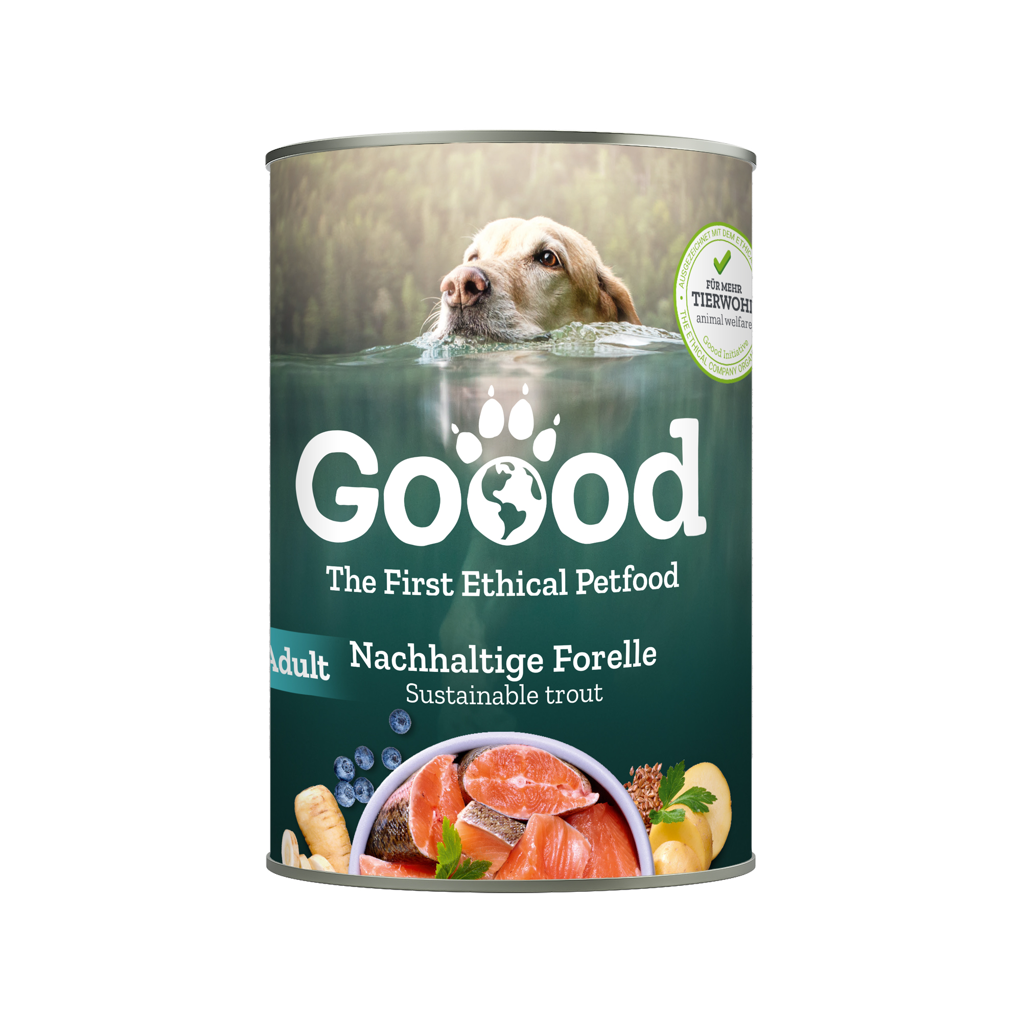 Goood Adult Dog Food - Tin - Sustainable Trout