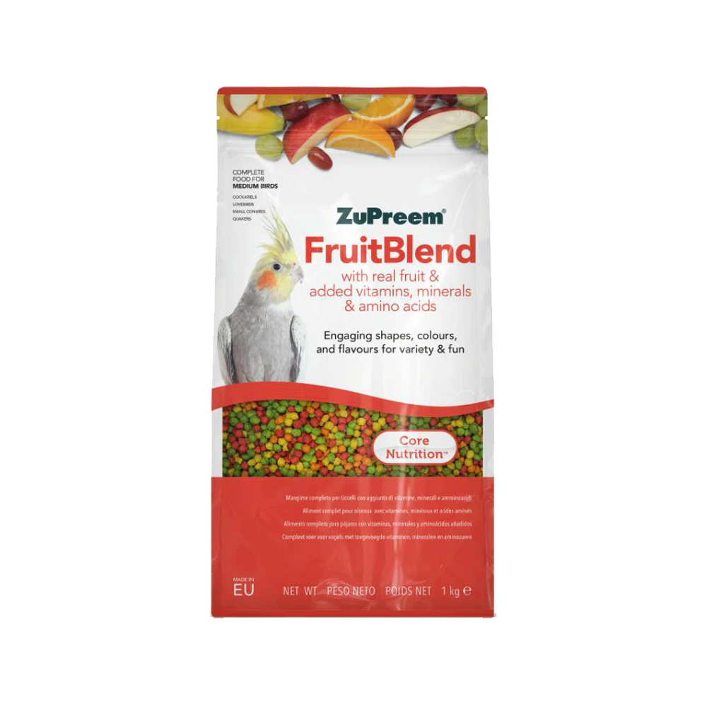 ZuPreem Fruitblend Vogelvoer - Medium Birds - 1 kg