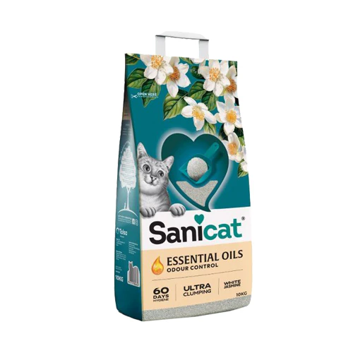 Sanicat Pure Essential Oils Jasmine Kattenbakvulling