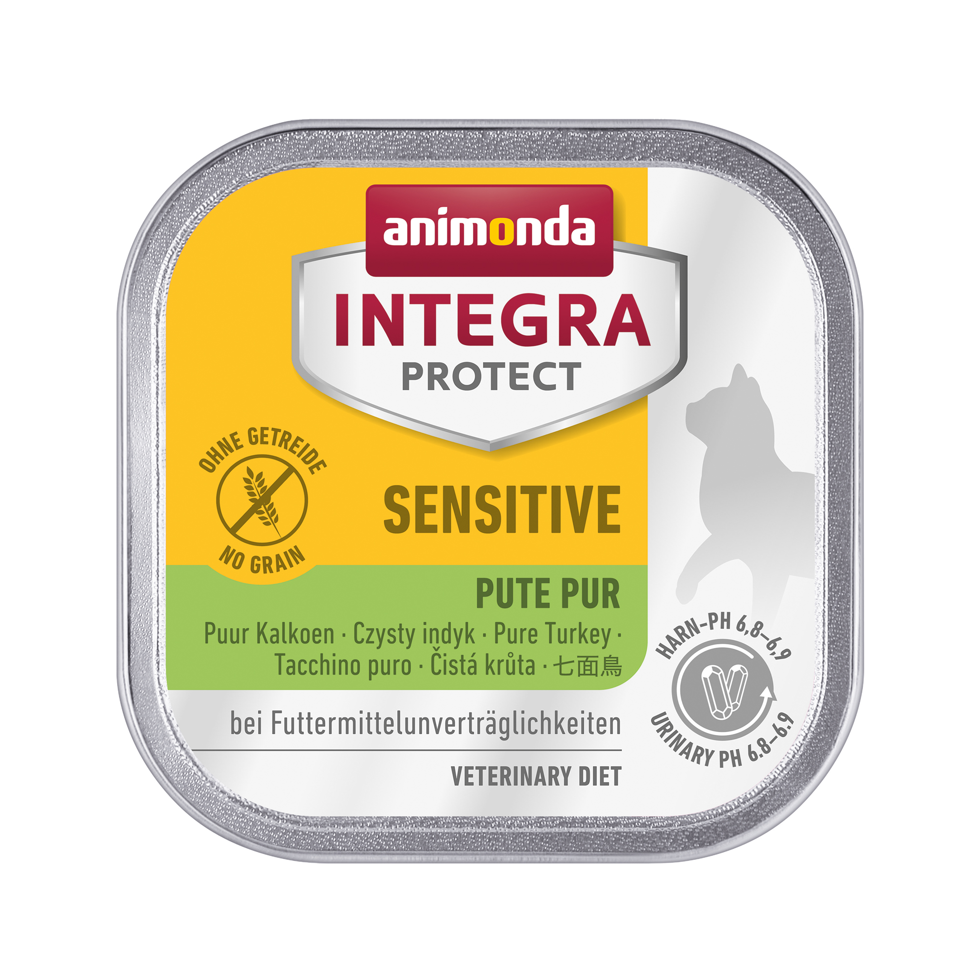 Animonda Integra Protect Sensitive Katzenfutter - Schälchen - Pute