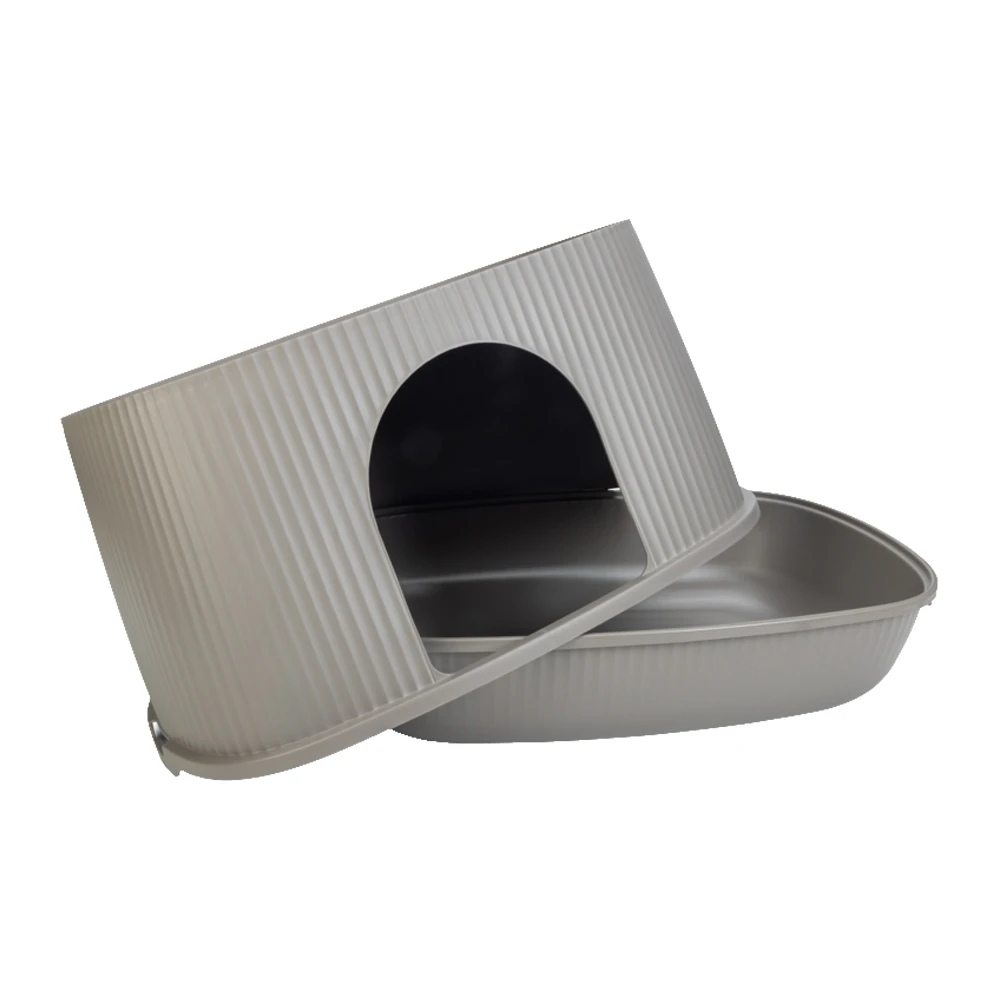 Beeztees Moona Cat Litter Tray - Grey
