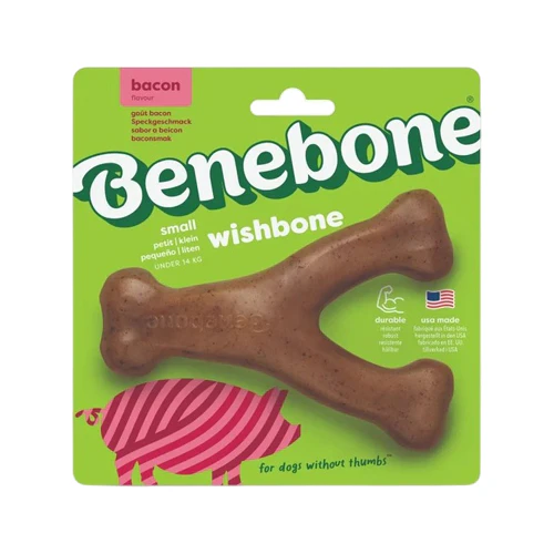 Benebone Wishbone - Bacon - Small