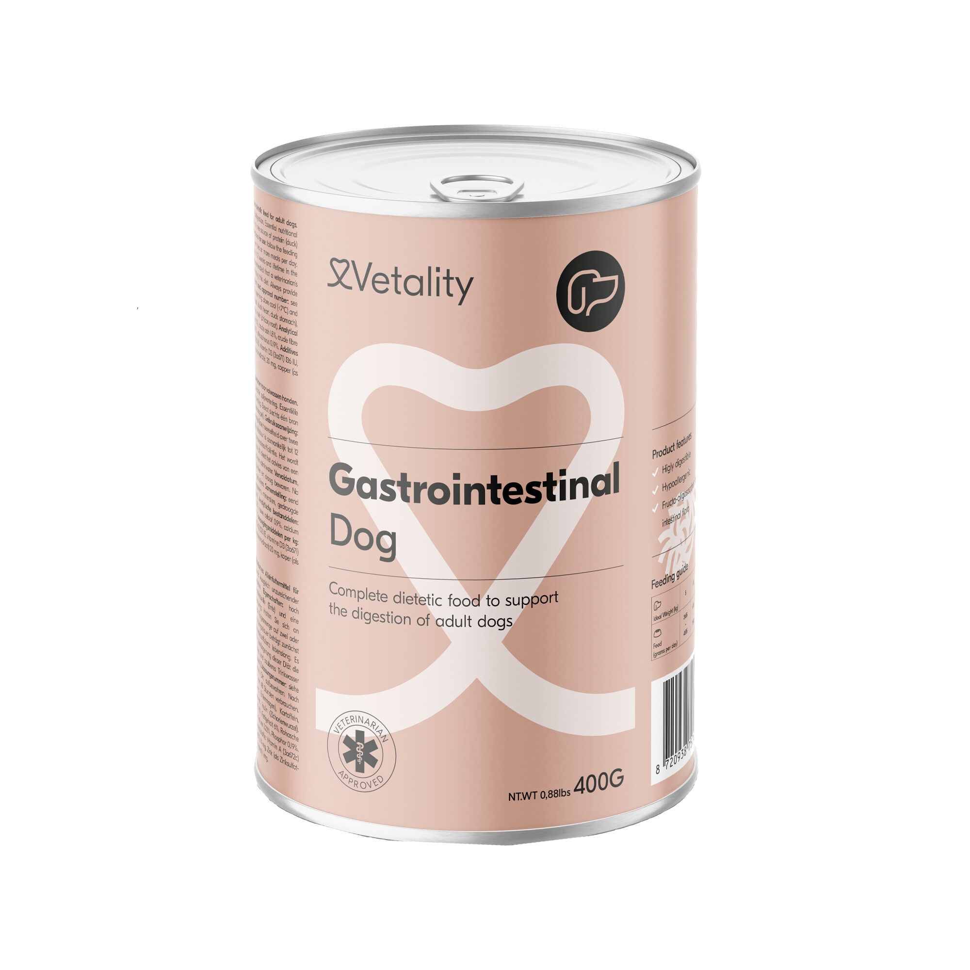 Vetality Gastrointestinal Dog Wet