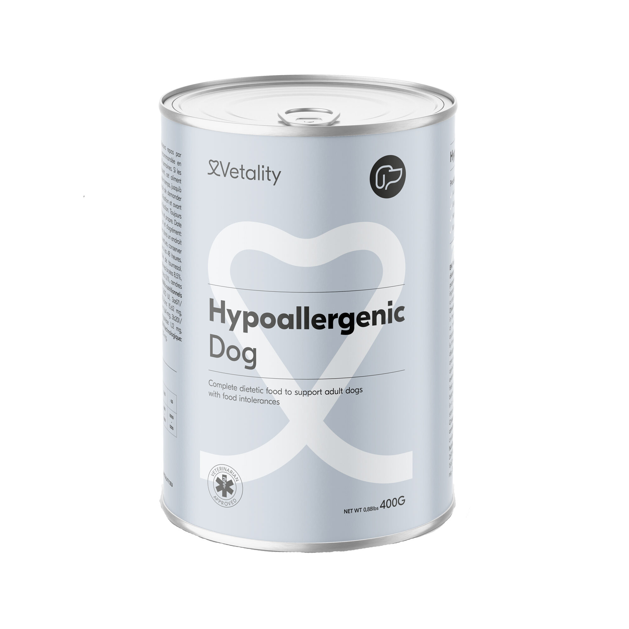 Vetality Hypoallergenic Dog Wet 6 x 400gr