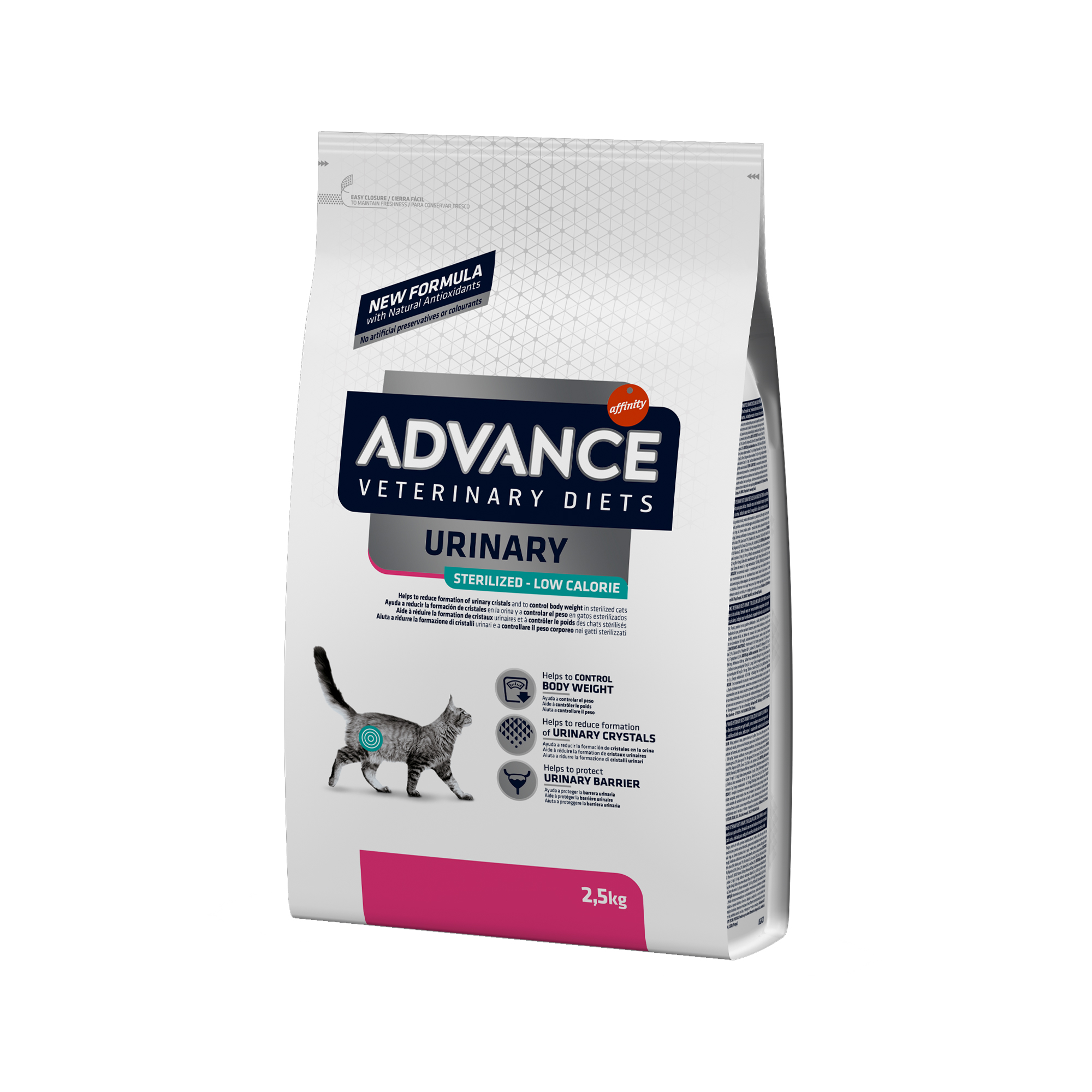 Affinity Advance Vet. Diets Urinary Sterilized Low Calorie Gatto - 2,5 kg