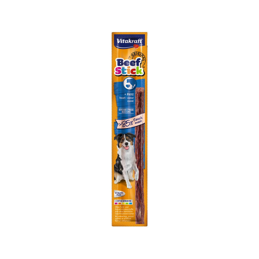 Vitakraft Beef Stick Original Herz - 16 + 5 Gratis