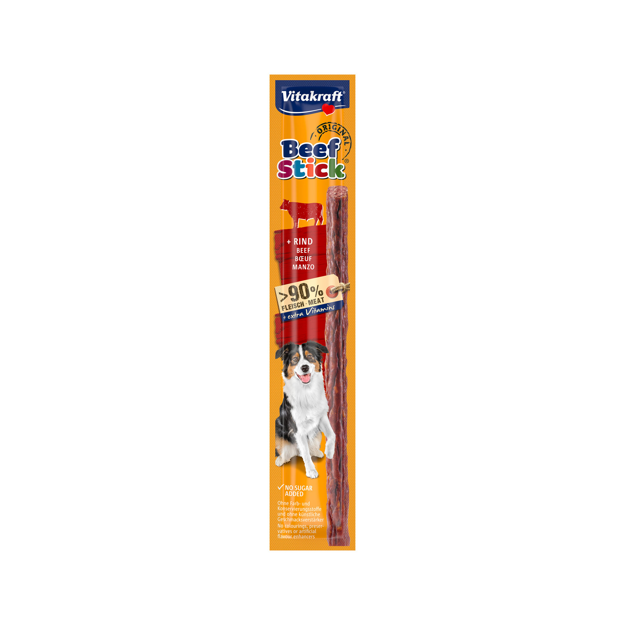 Vitakraft Beef Stick Original Beef - 16 + 5 free