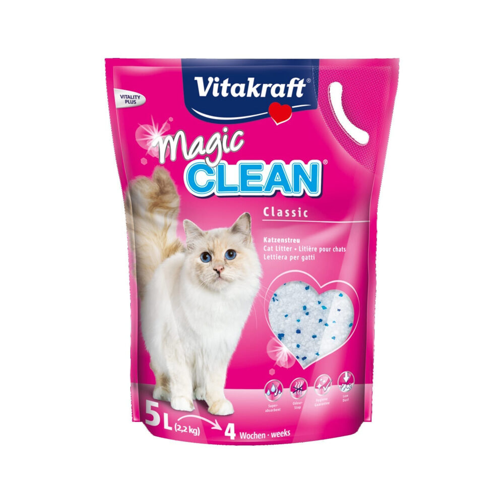 Vitakraft Magic Clean - 5 x 5 Liter + 1 gratis 