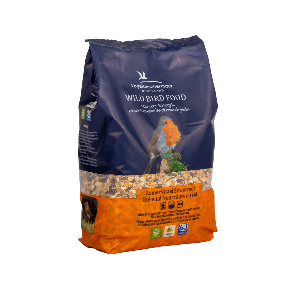 Vogelbescherming Zomervitaal Strooivoer - 4L