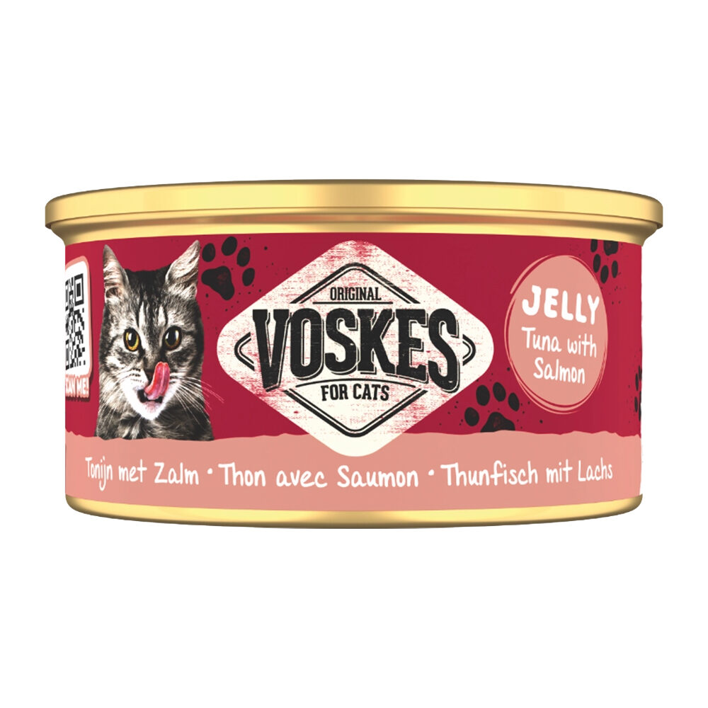 Voskes Gelee Thunfisch mit Lachs - Katzenfutter