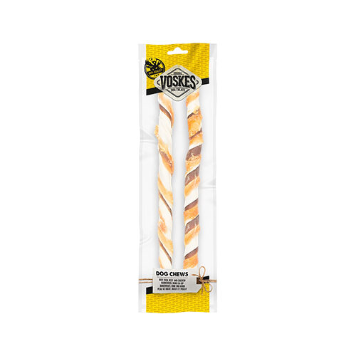 Voskes Sticks aus Rinderhaut, Rind und Huhn - 2 x 40 cm