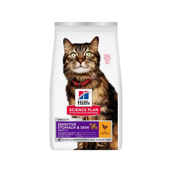 Hill's Science Plan Sensitive Stomach & Skin - Adult - Kurczak - 3 kg