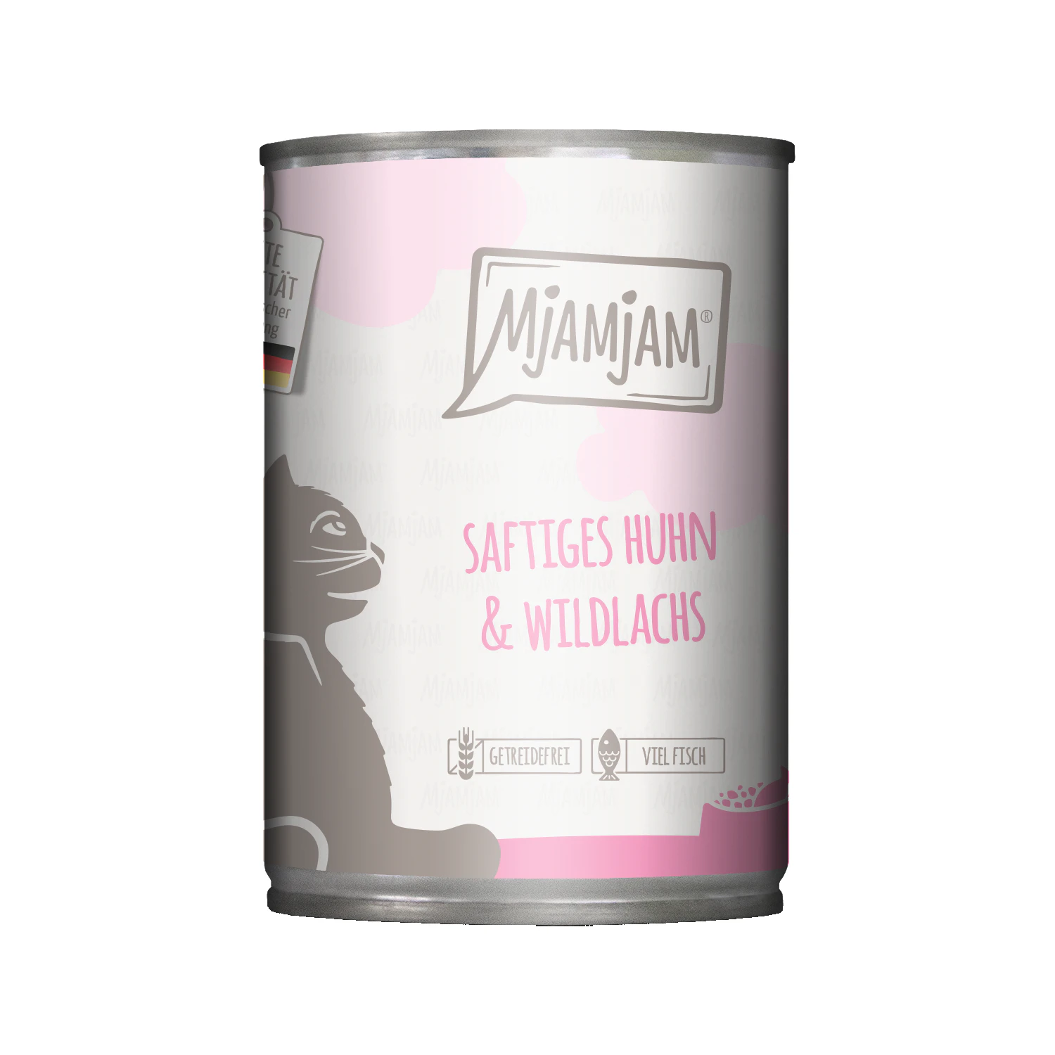 MjaMjaM Natvoer - Blik Adult Cat - Kip en wilde zalm - 12 x 400 g