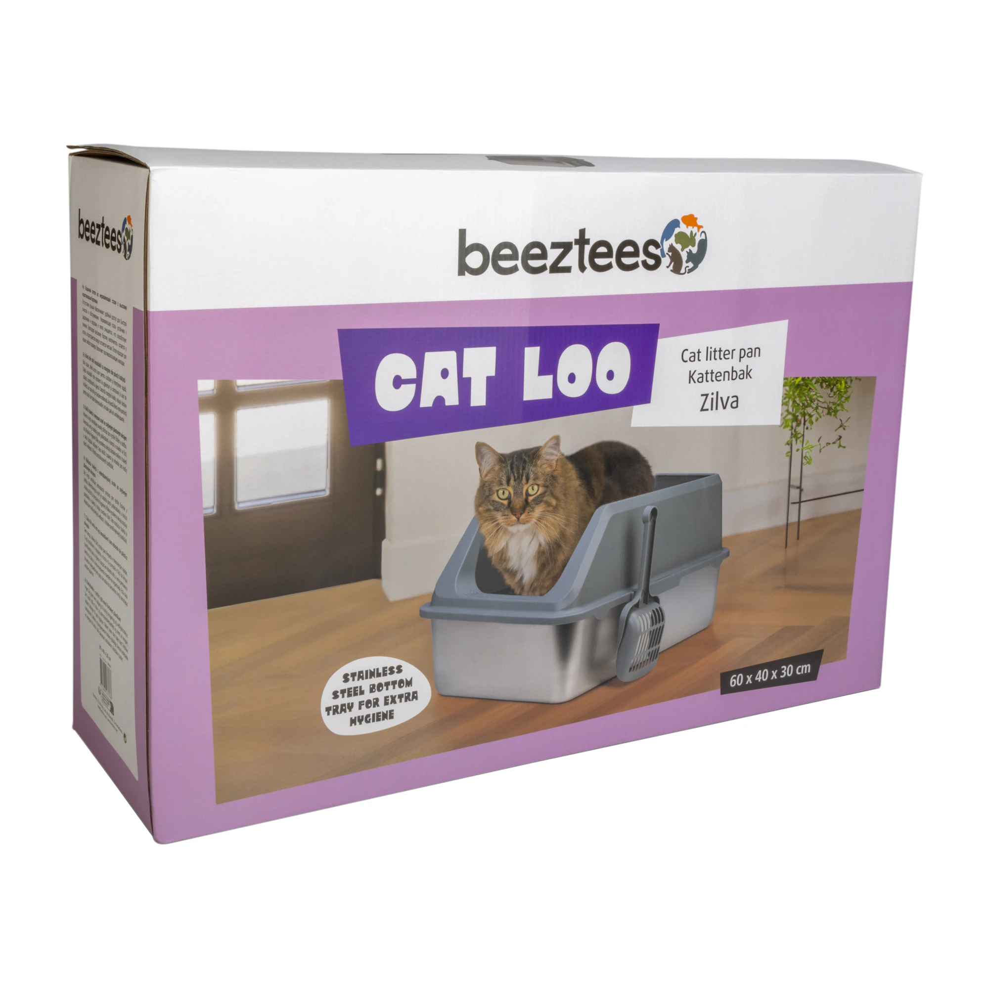 Beeztees Lettiera in Acciaio Inox Zilva