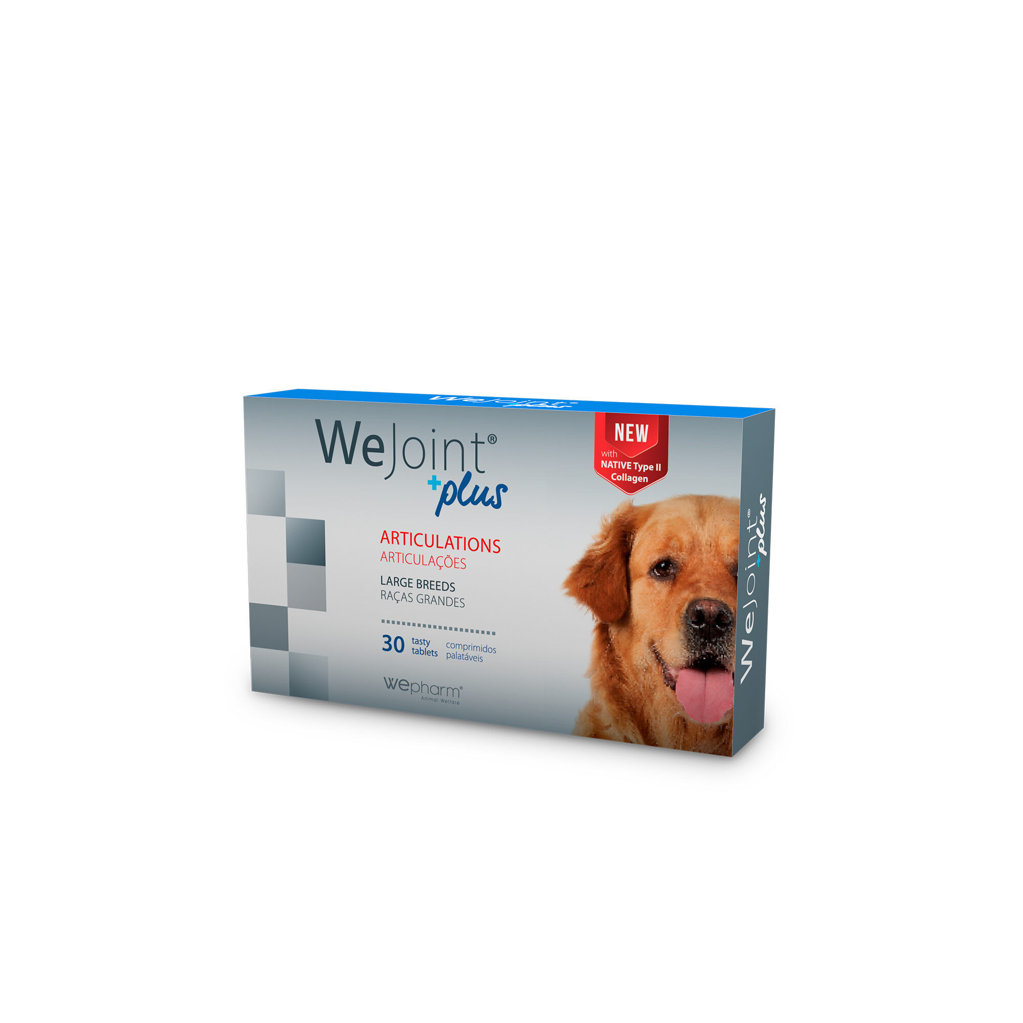 Wepharm WeJoint Plus - Grote Hond - 30 tabletten