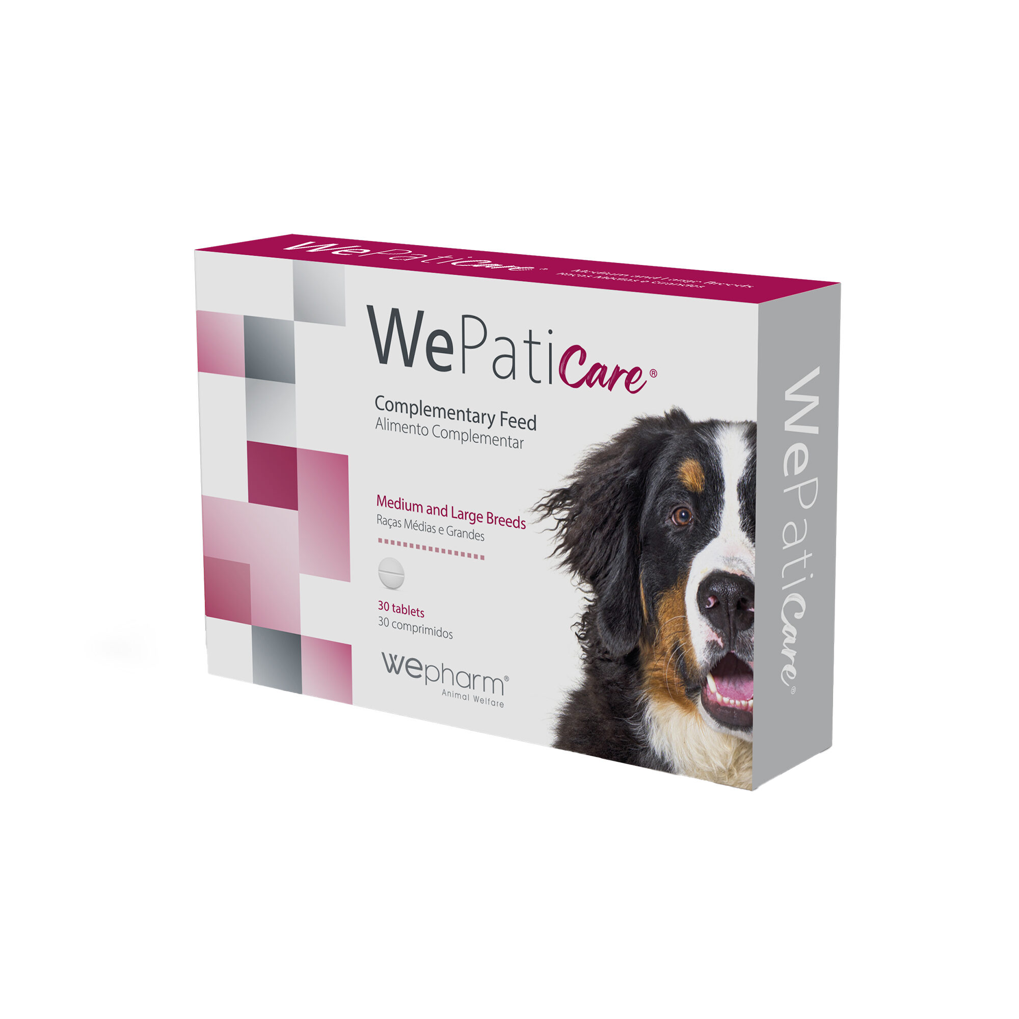 Wepharm WePaticare - Mittlerer Hund und Großer Hund - 30 Tabletten