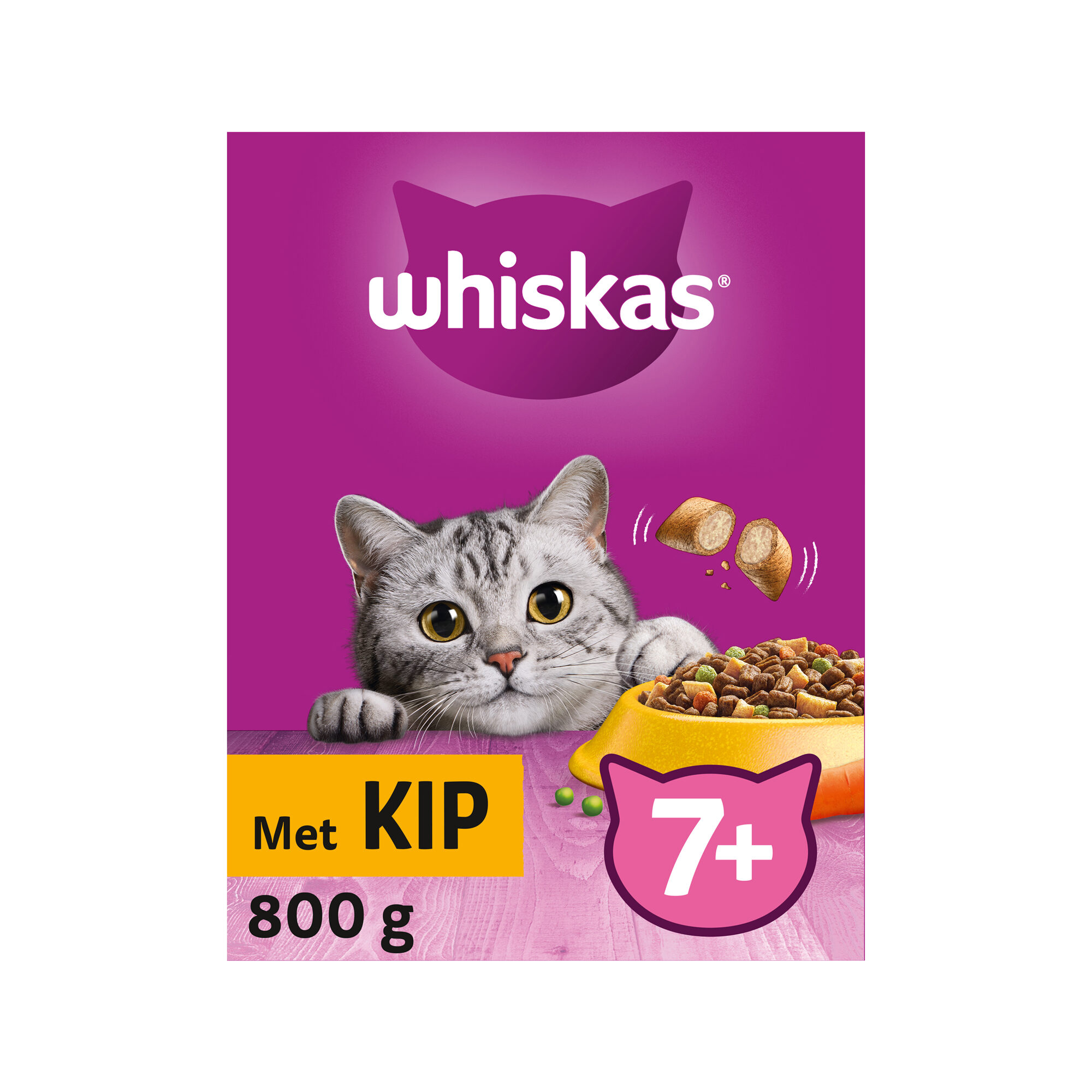 Whiskas Droog Senior Box - Kip - 800 g