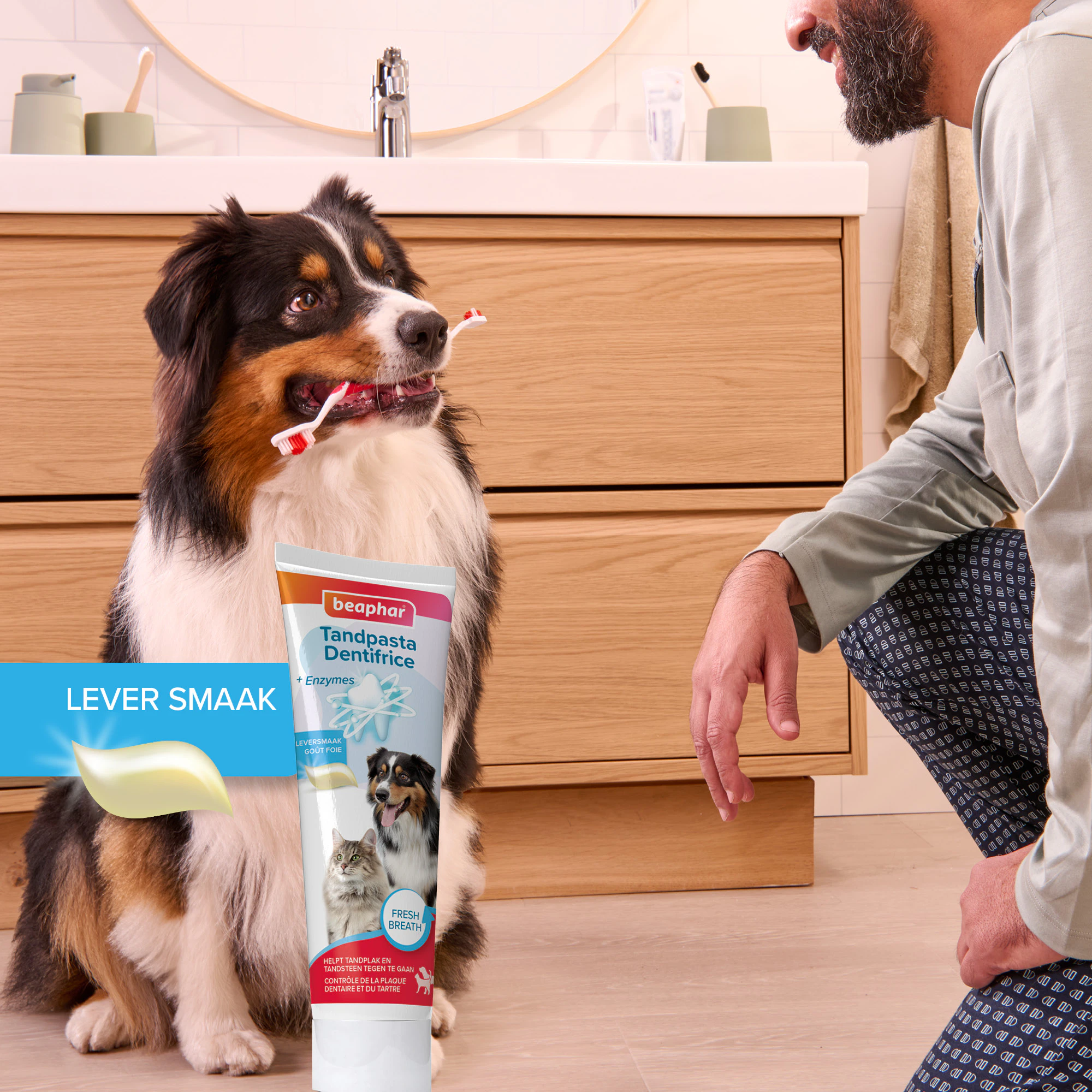 Beaphar Combi-pack Tandpasta + Tandenborstel