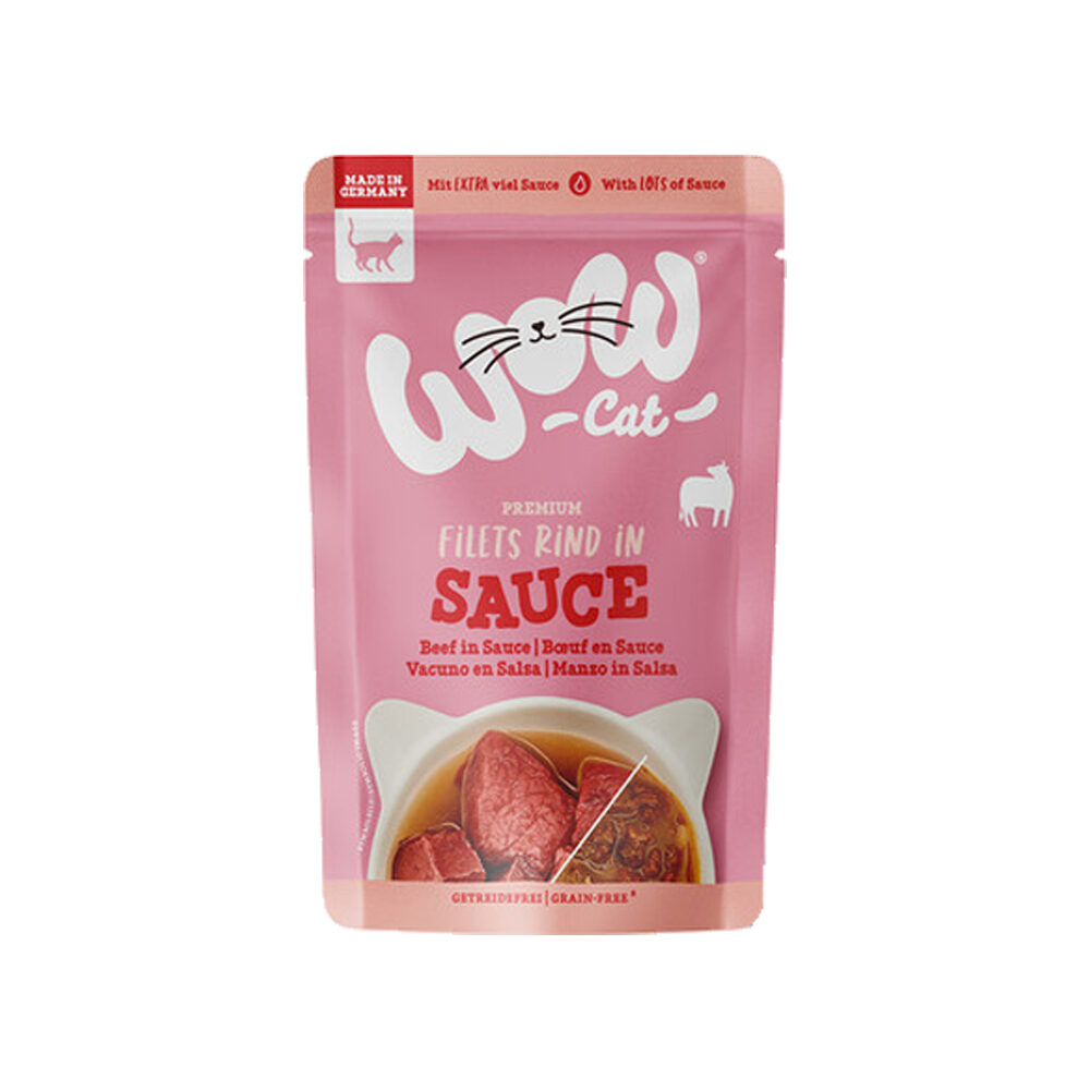 WOW Cat Wet Adult - Verschiedene Geschmacksrichtungen in Sauce
