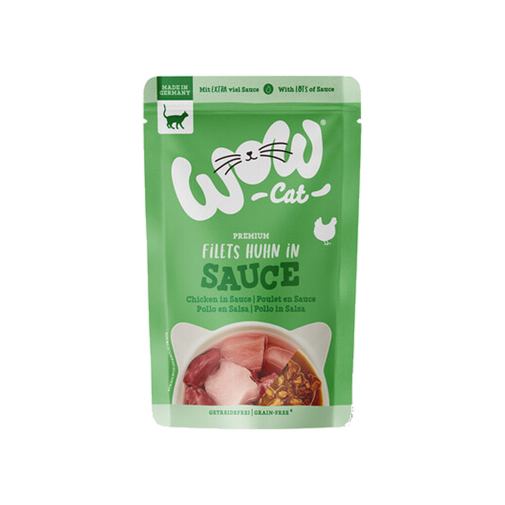 WOW Cat Wet Adult - Verschiedene Geschmacksrichtungen in Sauce