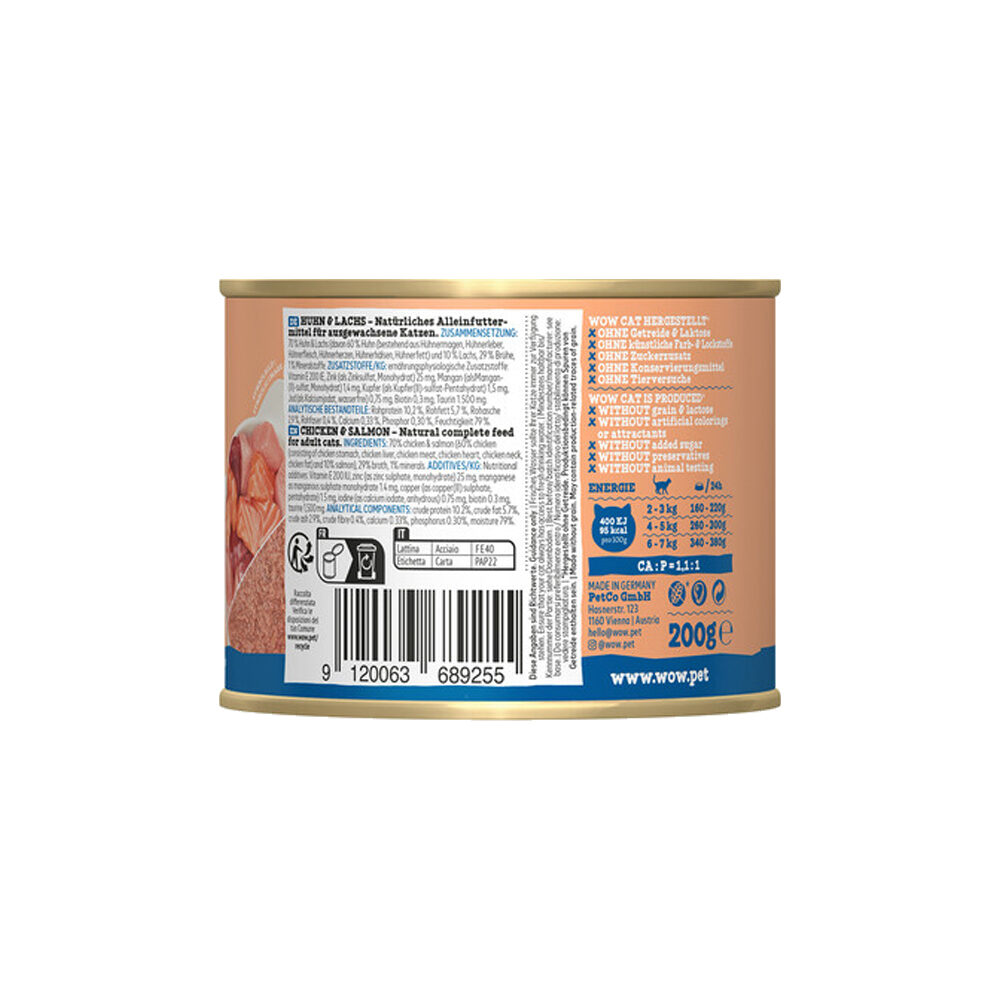 WOW Cat Wet Adult - Huhn & Lachs