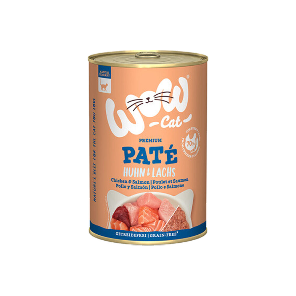 WOW Cat Wet Adult - Huhn & Lachs - 400 g