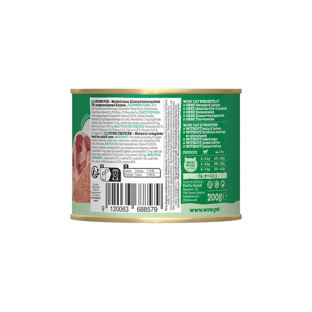 WOW Cat Wet Adult - Reines Huhn